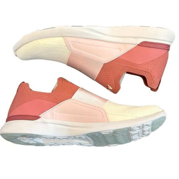 NEW NWT Athletic Propulsion Labs (APL) Techloom Women’s Size 10.5 Peach Cream Ce - Picture 4 of 9